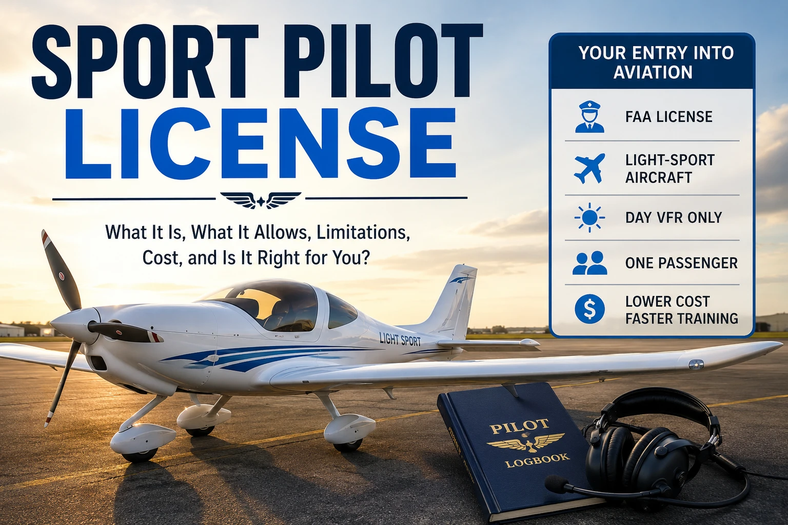 Why It’s Called a “Sport” Pilot License? Is It Right for You?